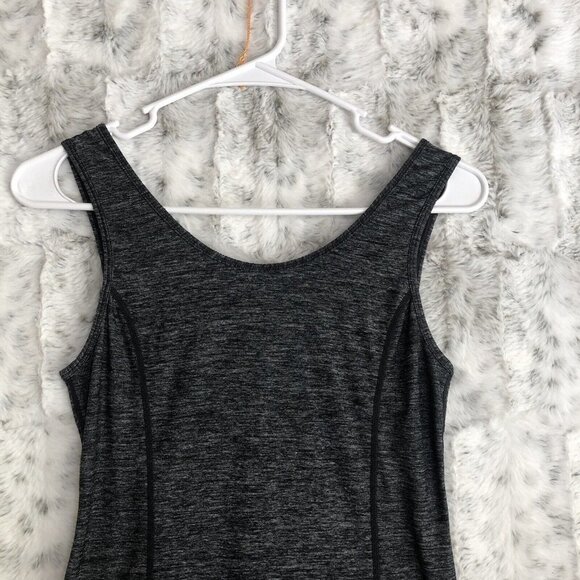 Lululemon Women's Hustle Tank Back Ruffle Gray 4 - Picture 3 of 12